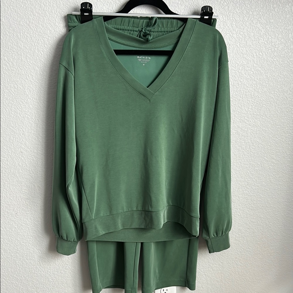 Green Relaxed Top and Bottom set